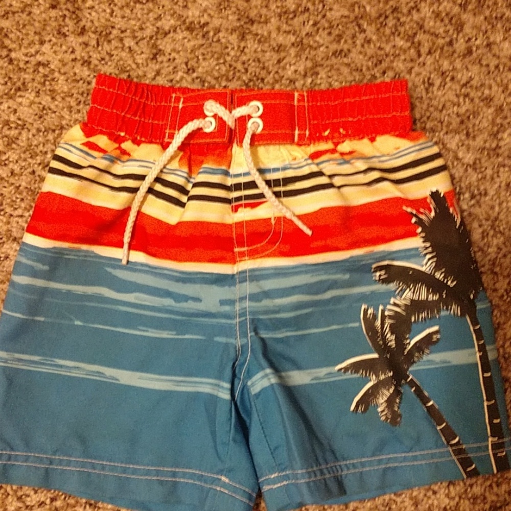 Little boys sz 18 m swim trunks